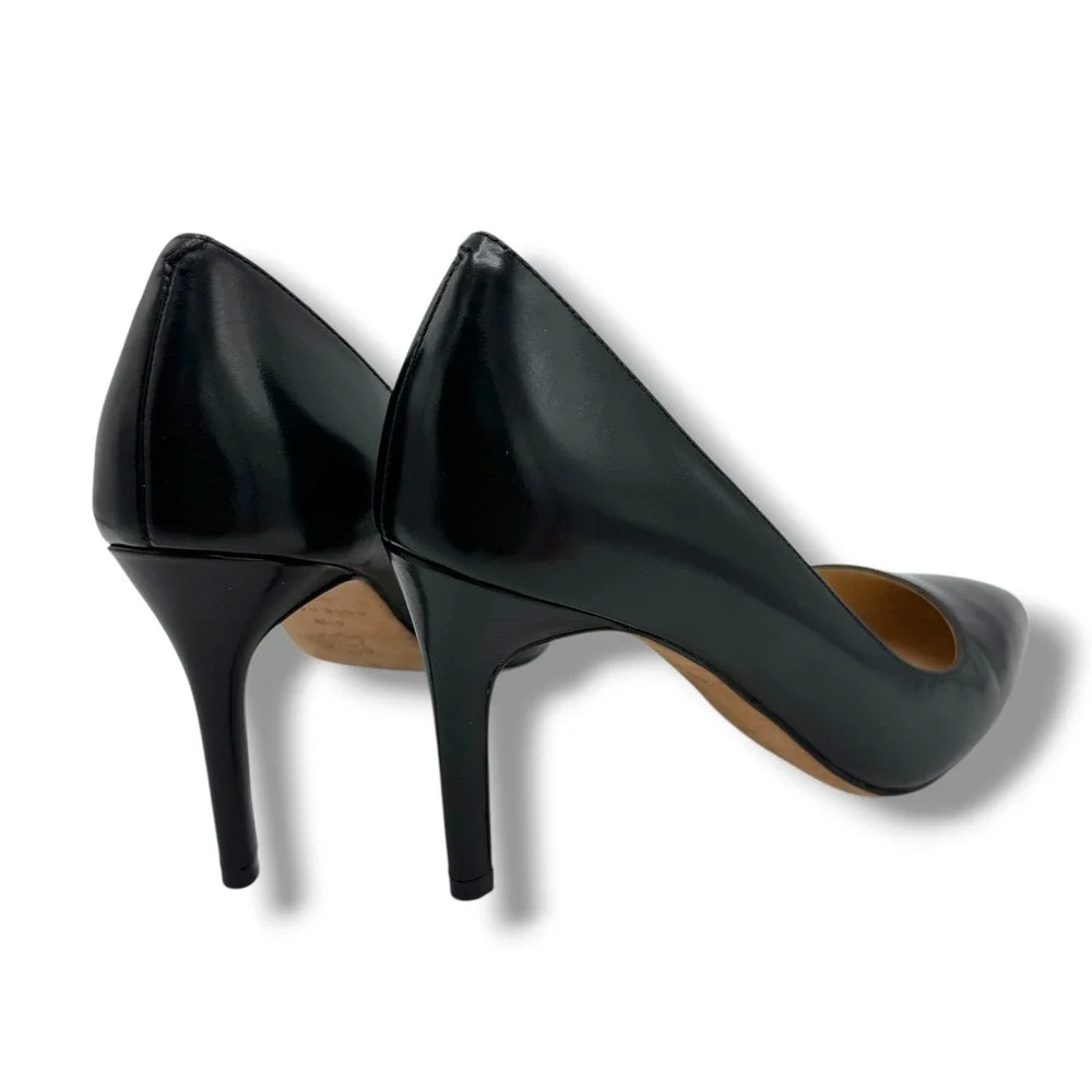 Cole Haan Grand OS Black Leather Pointed Toe Pumps‎ Heels D42112 Womens 6.5 B